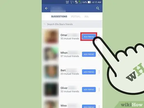 Obteniu Amics recíprocs a Facebook Pas 4