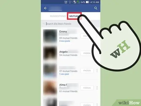 Získejte vzájemné přátele na Facebooku Krok 5