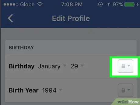 Ficha Siku yako ya Kuzaliwa kwenye Facebook Hatua ya 6