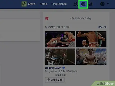 Pritisnite Enter bez slanja poruke na Facebook Messenger -u Korak 2