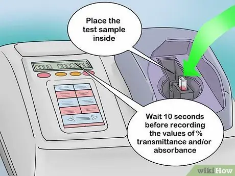 Spectrophotometric ትንታኔ ደረጃ 9 ያድርጉ