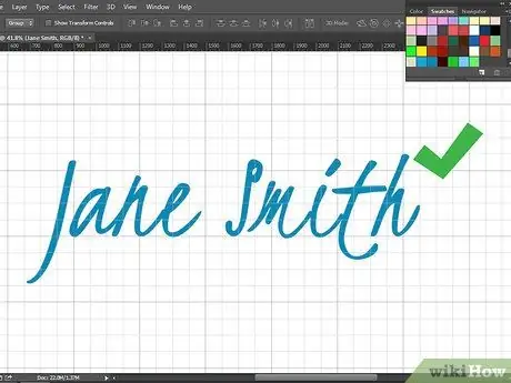 Create a Personalized Signature Step 12