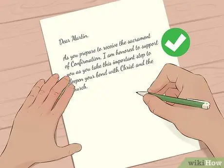 Write a Confirmation Letter Step 5