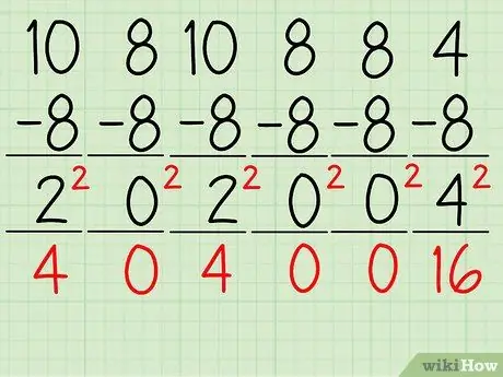 Calculați deviația standard Pasul 7