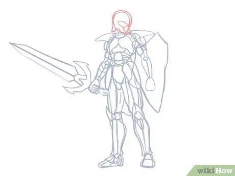 Draw a Knight Step 14