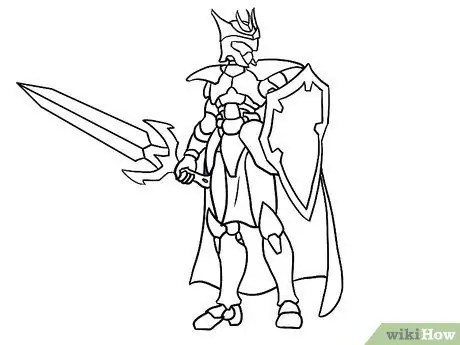 Draw a Knight Step 18