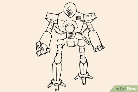 Draw a Robot Step 12