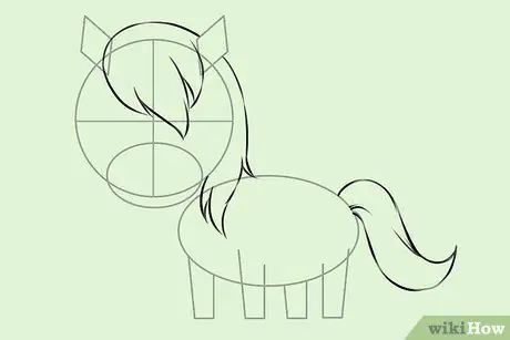 Disegna un cavallo Passaggio 6