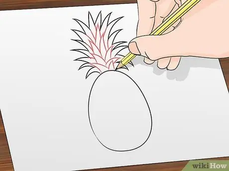 Disegna un ananas Passaggio 4