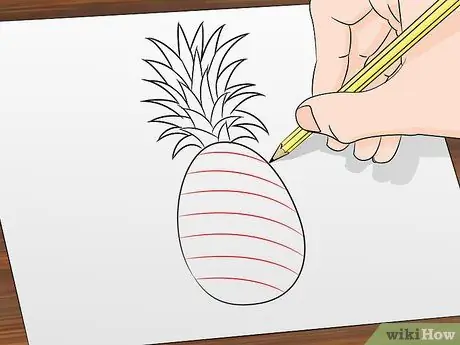 Disegna un ananas Passaggio 5