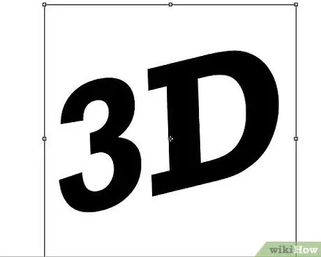 3D Harfleri Çiz Adım 2