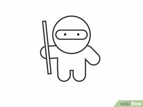 Draw a Ninja Step 6