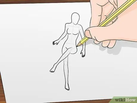 Draw a Female Body Step 12