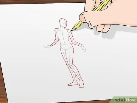 Draw a Female Body Step 2