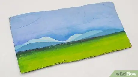 Peinture sur carton Étape 13