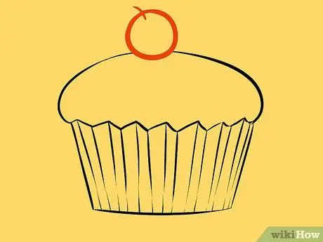 Dessiner un cupcake Étape 14