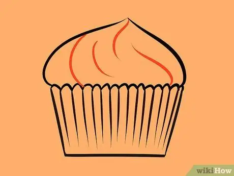 Dessiner un cupcake Étape 7