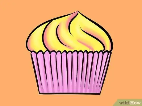 Dessiner un cupcake Étape 8