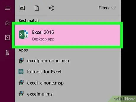 Skep 'n grafiek in Excel Stap 1