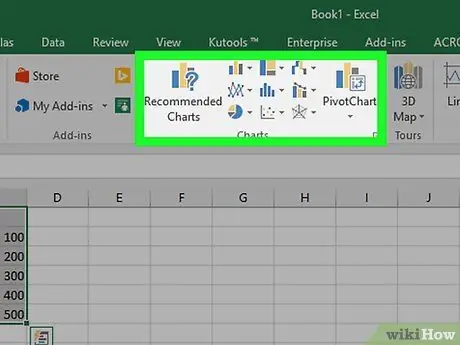 قم بإنشاء رسم بياني في Excel الخطوة 9