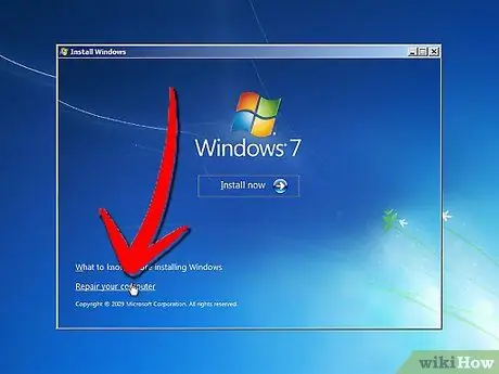 Ponovno instalirajte Windows 7 Korak 4