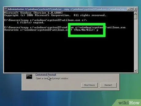 Windows XP veya Vista Parolasını Sıfırlama Adım 28