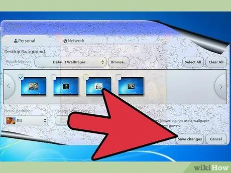 Cambia lo sfondo del desktop in Windows 7 Starter Edition Passaggio 4