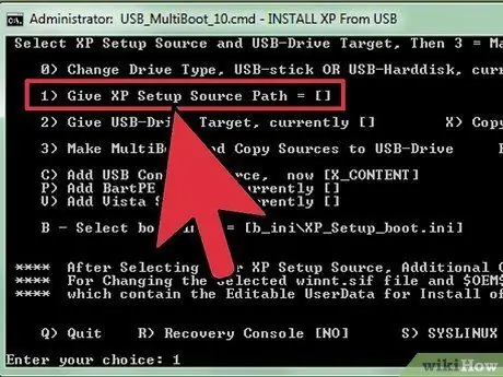 I-install ang Windows XP sa isang ASUS Eee PC Gamit ang isang USB Drive Hakbang 4