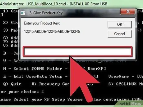 Windows XP ni USB drayveri yordamida ASUS Eee kompyuteriga o'rnating 5 -qadam