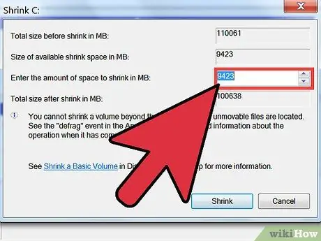 Partition a Hard Drive in Windows 8 Step 6