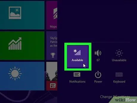 Povežite se z WiFi v sistemu Windows 8 4. korak