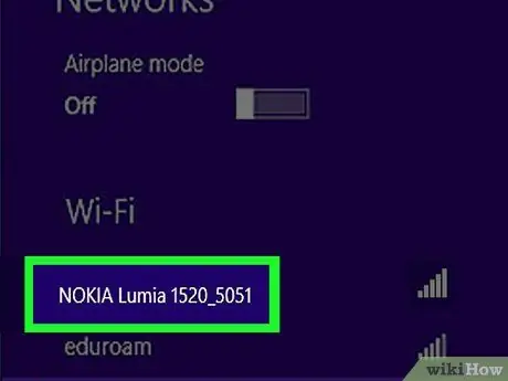 Միացեք WiFi- ին Windows 8 -ում Քայլ 5