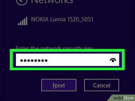 Txuas rau WiFi ntawm Windows 8 Kauj Ruam 7