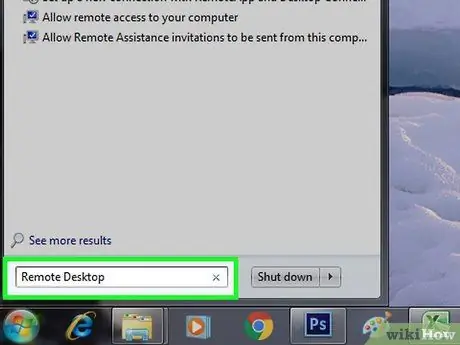 Use Remote Desktop in Windows 7 Step 1