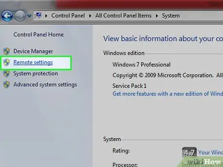 Gunakan Desktop Jauh di Windows 7 Langkah 6