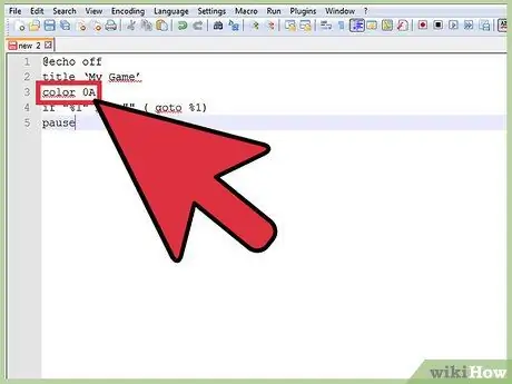 اصنع لعبة فيديو باستخدام Cmd الخطوة 4