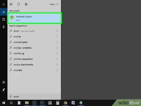 Přidání obrázků v Android Studio Krok 1