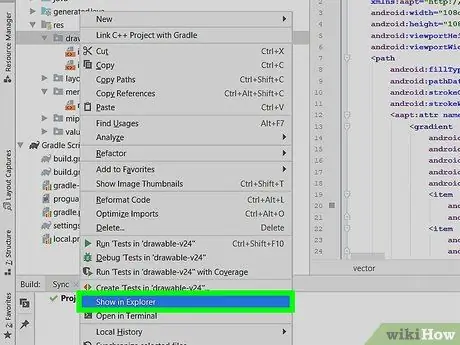 Pridėkite vaizdų „Android Studio“8 veiksme