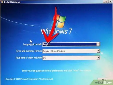 Ponovno formatirajte Windows 7 33. korak