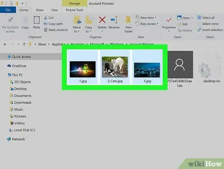 Supprimer une image de compte d'utilisateur dans Windows 10 Étape 10