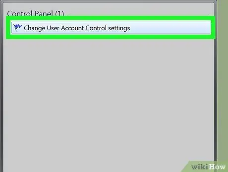 I-off ang Control ng User Account sa Windows 7 Hakbang 3