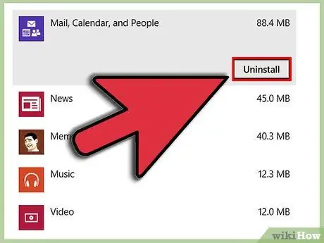 Ondoa Programu katika Windows 8 Hatua ya 11