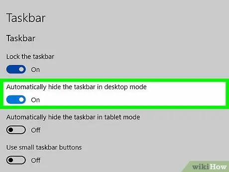 Fshihni Taskbar të Windows Hapi 2