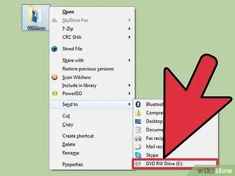 Shkruani një DVD në Windows 7 Hapi 5