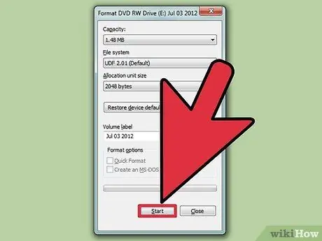 Brand een dvd in Windows 7 Stap 9