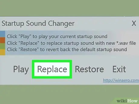 Hloov Windows Startup Sound Step 4