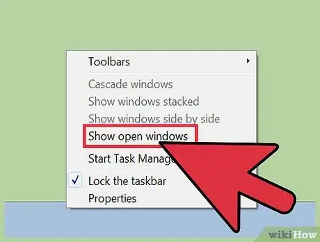 Windows tugmachasi bo'lmagan barcha ochiq Windows -ni minimallashtirish 3 -qadam