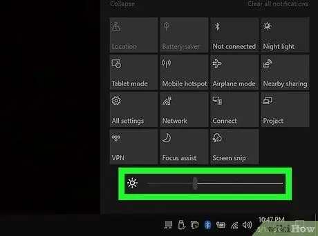 Kho lub Vijtsam Brightness hauv Windows 10 Kauj Ruam 2