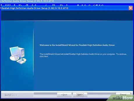 Installige helidraiverid Windows XP -s 8. samm