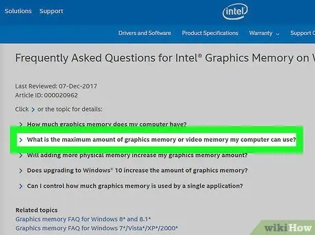 Aumenta la RAM video dedicata sui laptop Windows con Intel Graphics Step 7